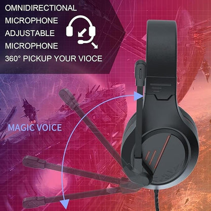Anivia MH601 Headphones with Microphone Wired Headset with – Packaging