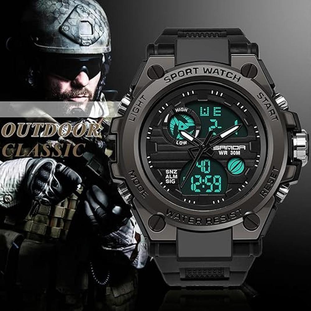 Kxaito Men's Watches: KXAITO Sports Outdoor Waterproof – Side View