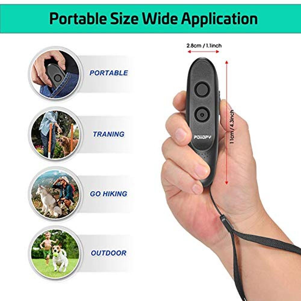 Dog Bark Deterrent: POIIOPY Variable Frequency Ultrasonic – In Use