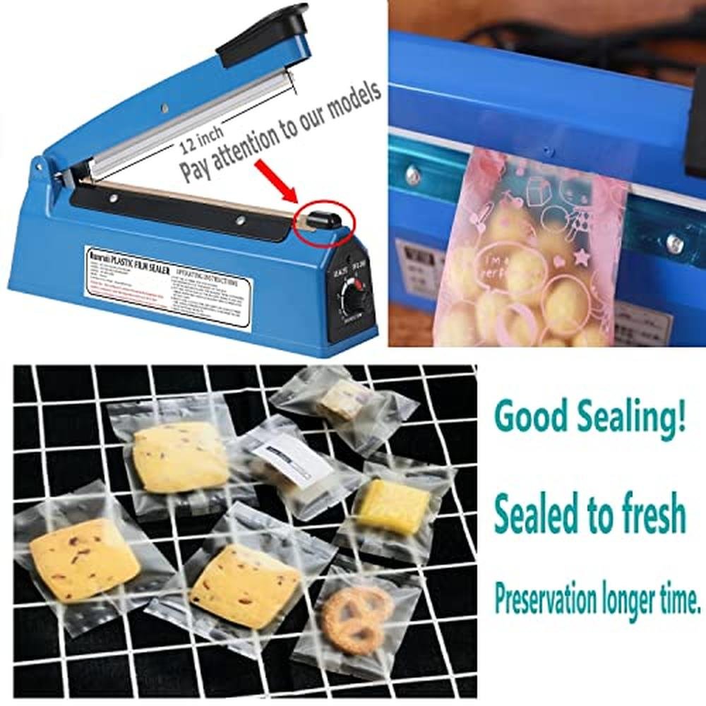Impulse Heat Sealer: Manual Bags Sealer 12-Inch – In Use