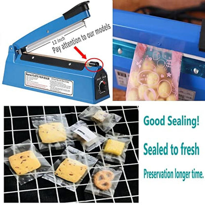 Impulse Heat Sealer: Manual Bags Sealer 12-Inch – In Use
