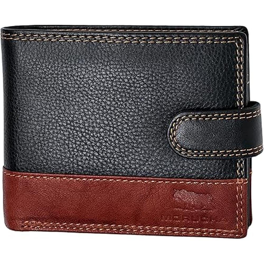 Morucha Wallet: Morucha M75 Luxury RFID Blocking Wallet – Front View
