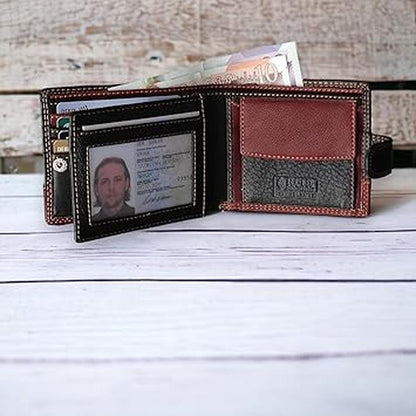 Morucha Wallet: Morucha M75 Luxury RFID Blocking Wallet – In Use