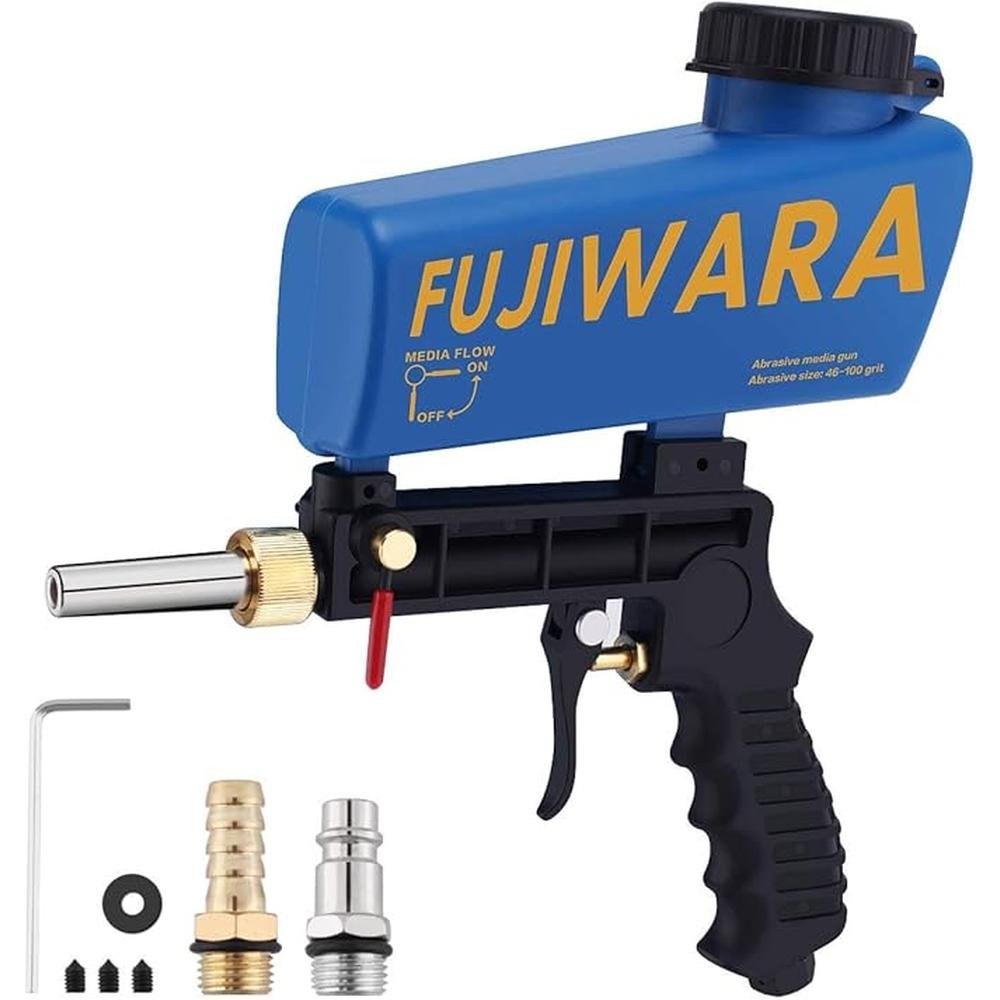 Sand Blaster Gun Kit: FUJIWARA Professional Handheld – Front View