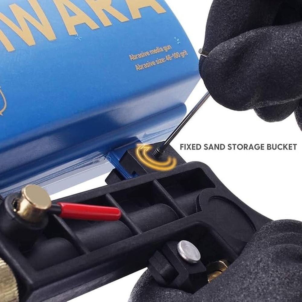 Sand Blaster Gun Kit: FUJIWARA Professional Handheld – Packaging