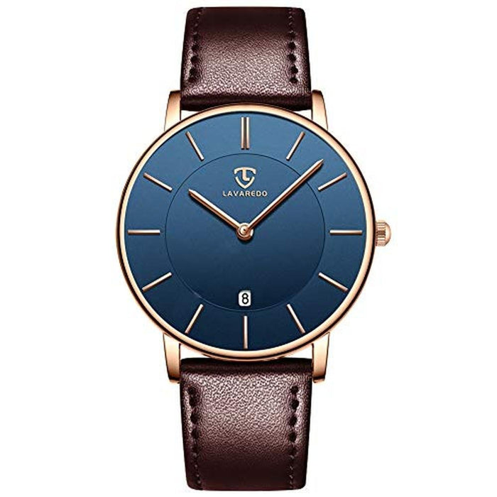 Watch Mens: Minimalist Fashion Simple Wrist Watch Analog – Front View