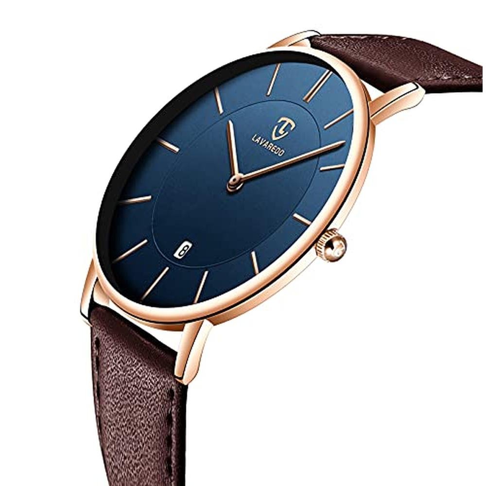 Watch Mens: Minimalist Fashion Simple Wrist Watch Analog – Side View