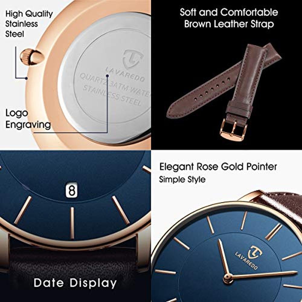 Watch Mens: Minimalist Fashion Simple Wrist Watch Analog – In Use