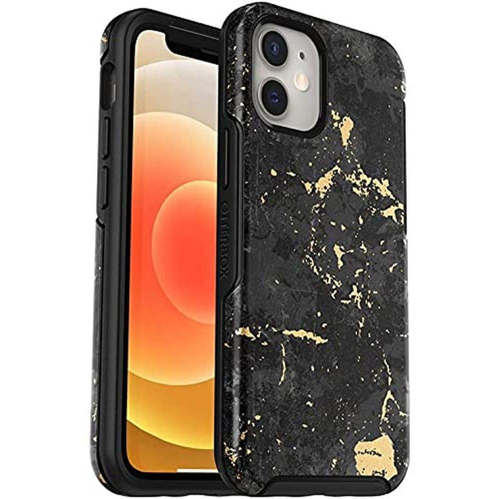 Premium Grade iPhone 12 Mini Series Case Enigma Black – Front View