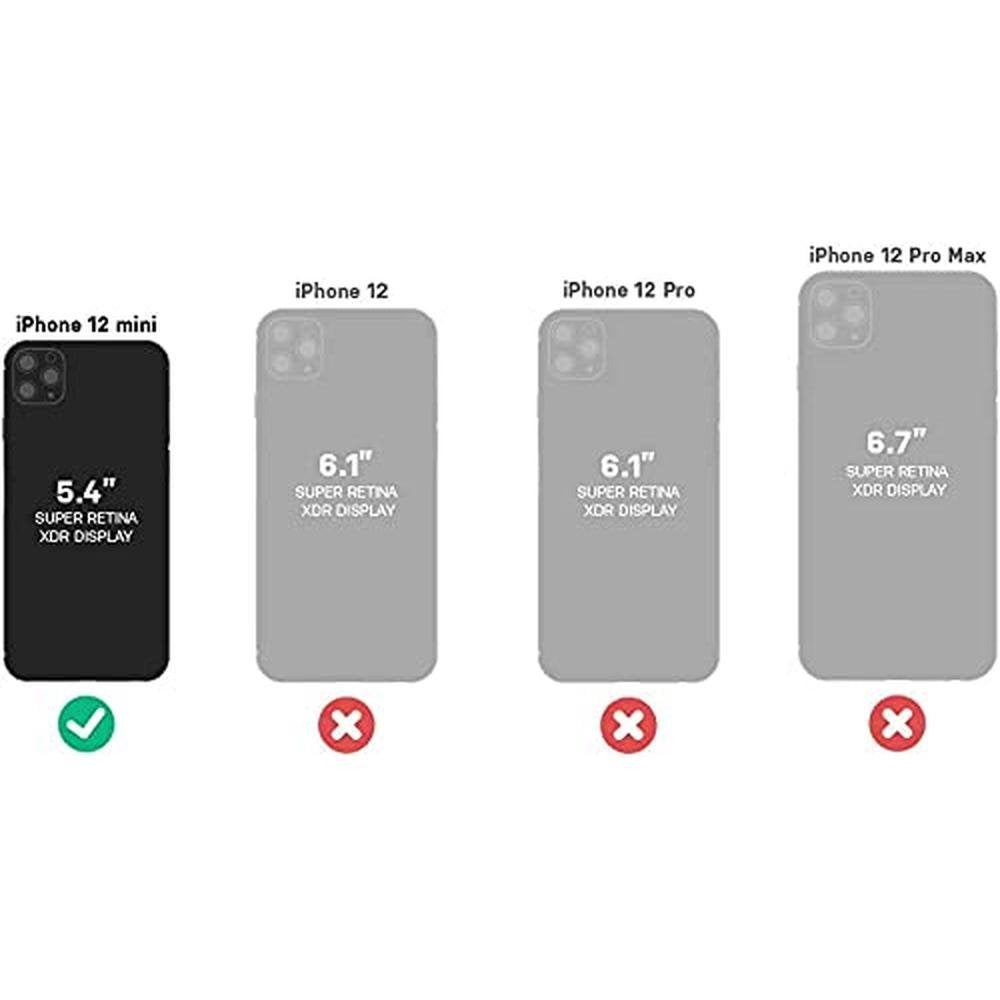 Premium Grade iPhone 12 Mini Series Case Enigma Black – Packaging