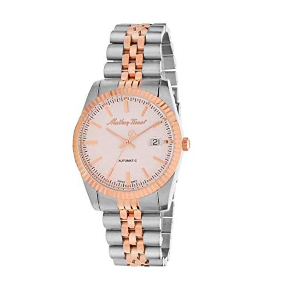 Mathey-Tissot: Mathy III Automatic Silver Dial Men's Watch – Side View