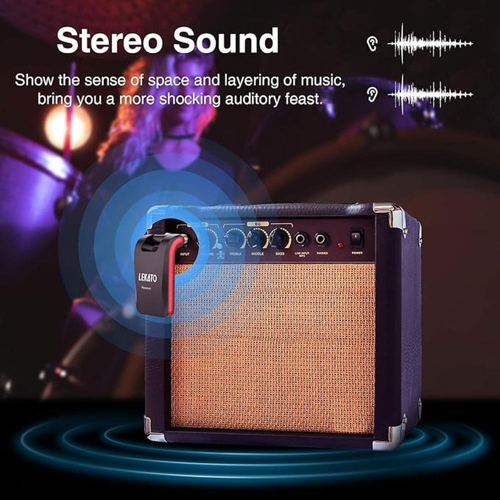 Wireless Guitar System: Digital Wireless Guitar System with – Close-up Detail