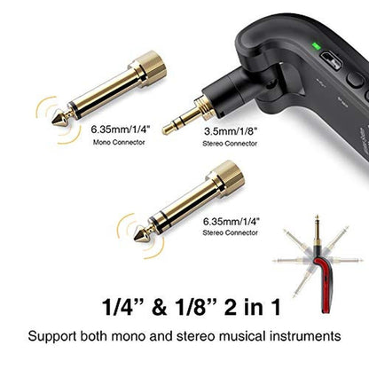 Guitar Lekato: LEKATO WS-60 2.4GHz Rechargeable Wireless – Side View