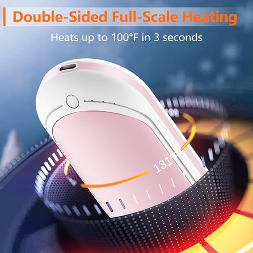 Hand Warmer: BESKAR Rechargeable 5200mAh Electric Hand – Side View
