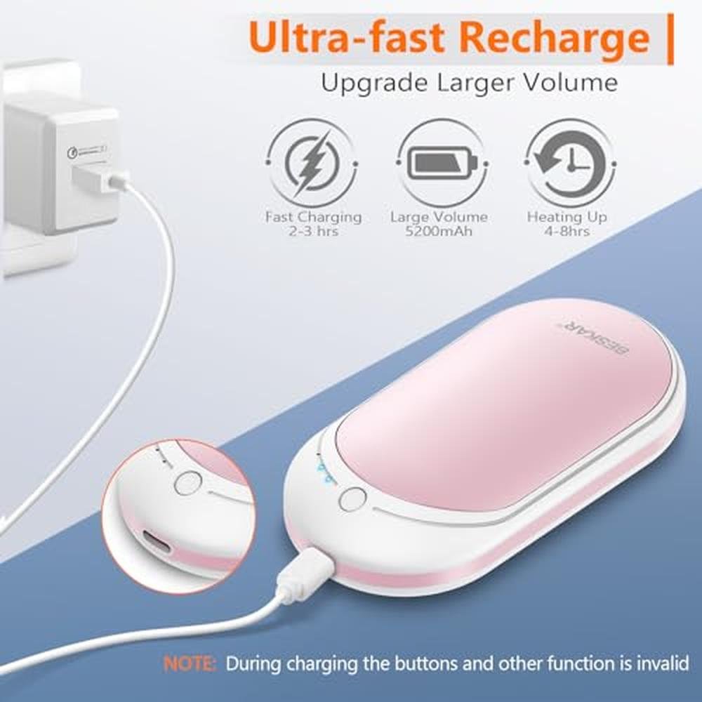 Hand Warmer: BESKAR Rechargeable 5200mAh Electric Hand – Packaging