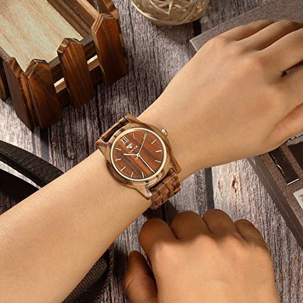 VICVS Wooden Watches: Natural Walnut & Olive Wood – In Use