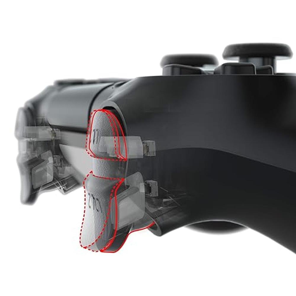 PS4 Trigger: eXtremeRate Clicky Hair Trigger Kit for PS4 – Front View