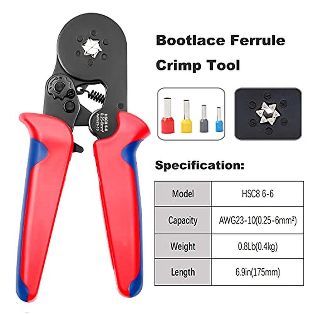 Wire Flytuo: Flytuo Hexagonal Crimping Tool AWG23-10 HSC8 – Side View