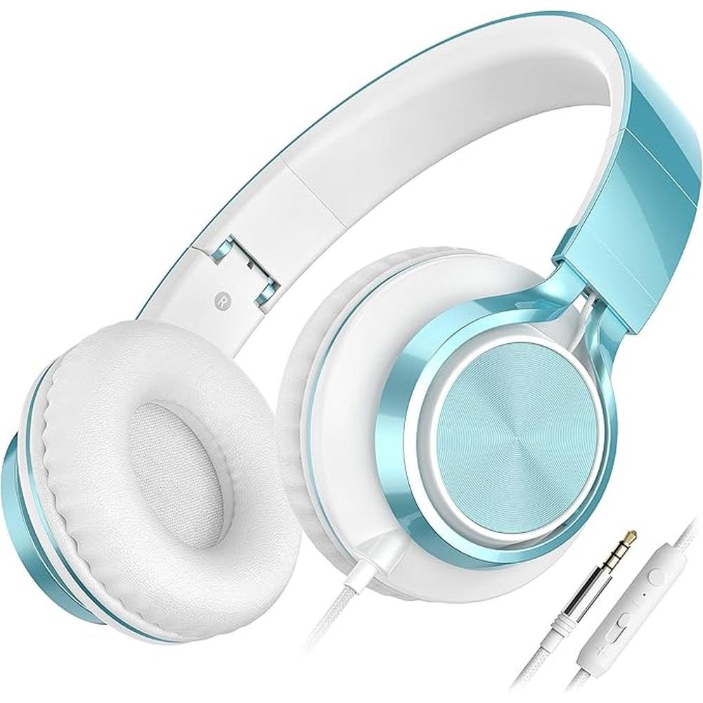 AILIHEN C8 Headphones Wired: On-Ear Headphones with – Front View