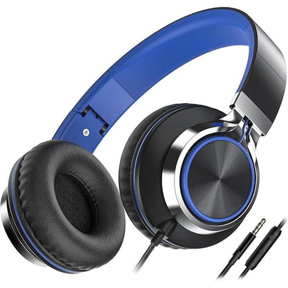 AILIHEN C8 Headphones Wired: On-Ear Headphones with – Side View