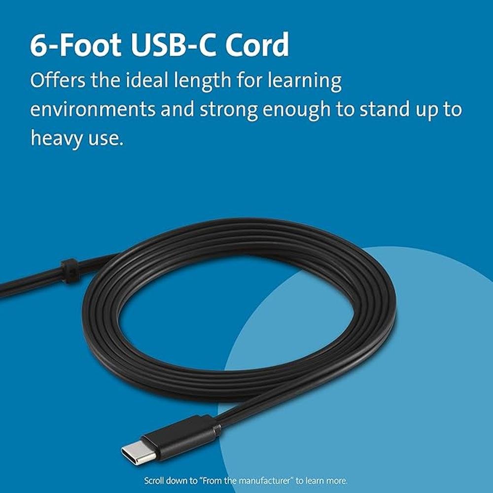 Kensington USB-C Hi-Fi Headphones – Side View