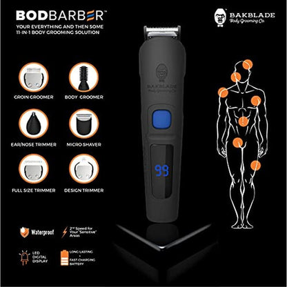 Groomer Bakblade: BaKblade 11-in-1 Mens Grooming Kit – Side View