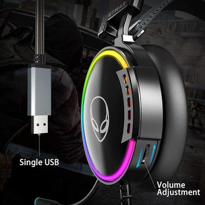 EG100 USB Wired Gaming Headset for PC – Side View