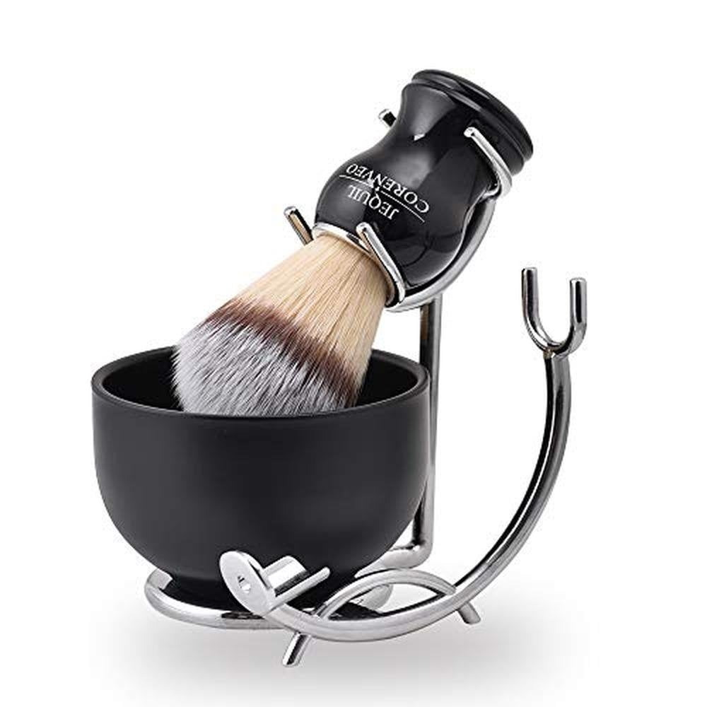 Shaving Brush: JEQUIL CORENVEO Deluxe Shaving Kit for Men – Front View