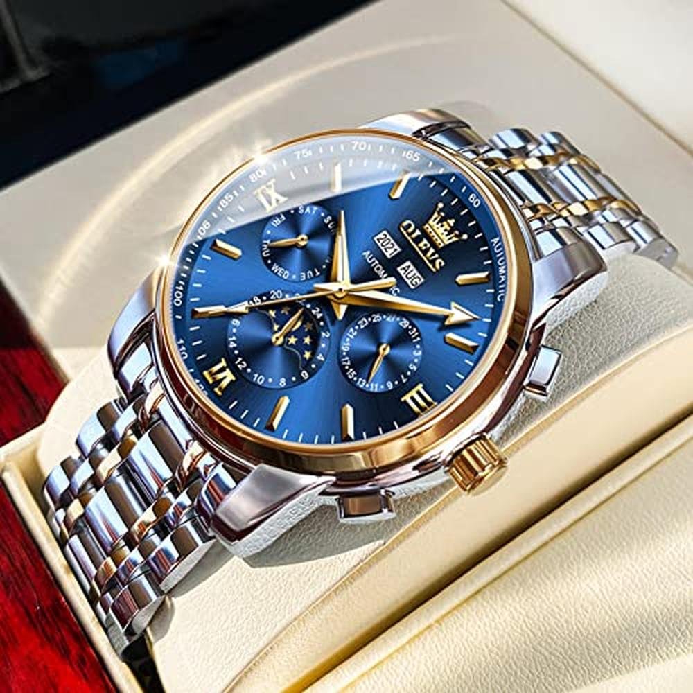 Premium Men's Automatic Watch – Side View
