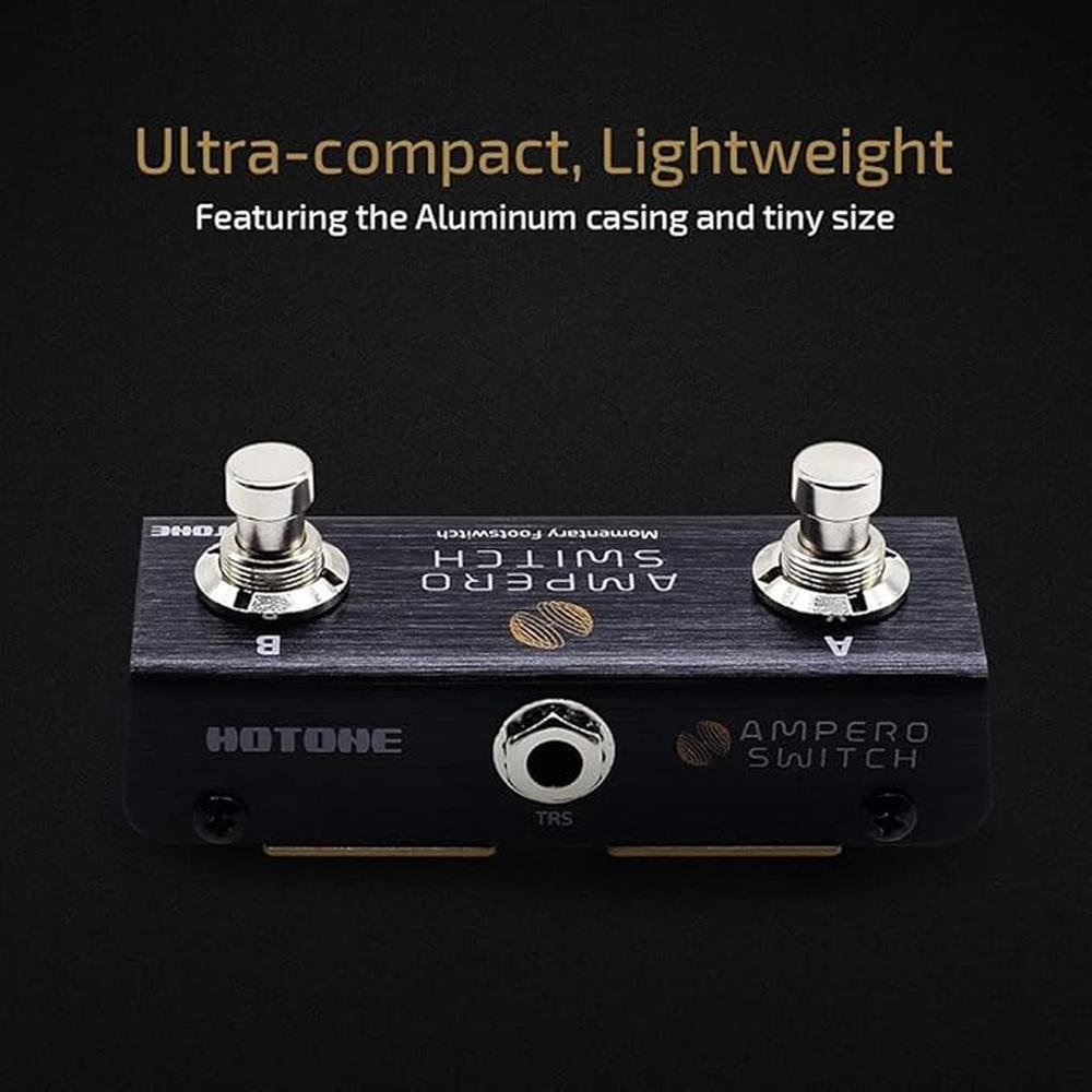 Pedal Switch: Hotone Dual Footswitch Pedal Momentary 2-Way – Packaging