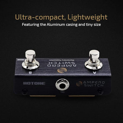 Pedal Switch: Hotone Dual Footswitch Pedal Momentary 2-Way – Packaging