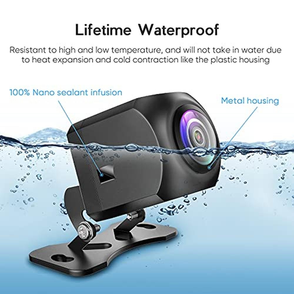 Camera View: Pixelman HD Backup Camera 170-Degree Wide View – Close-up Detail
