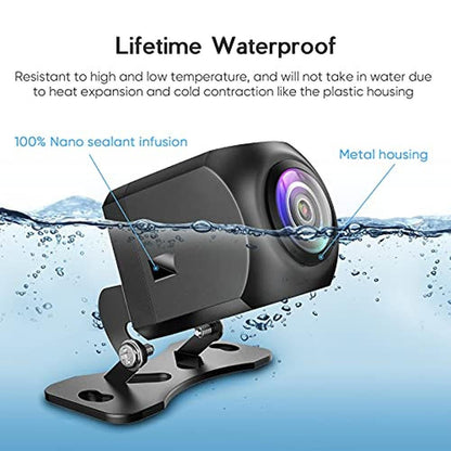 Camera View: Pixelman HD Backup Camera 170-Degree Wide View – Close-up Detail