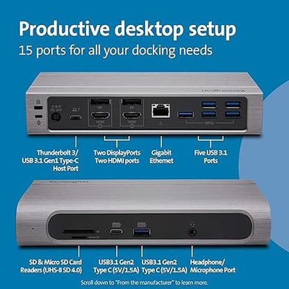 Thunderbolt Kensington: Kensington SD5600T 14-in-1 – In Use