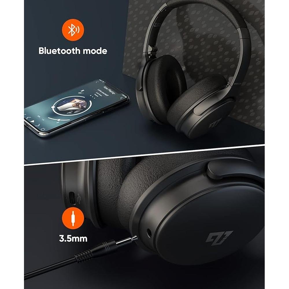 INFURTURE Upgrade Active Noise Cancelling Headphones – Side View