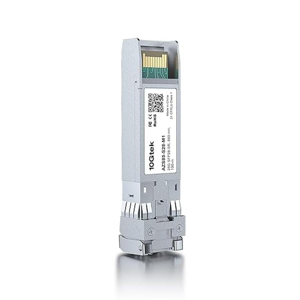10Gtek 25G SFP28 SFP+ SR Transceiver – Side View