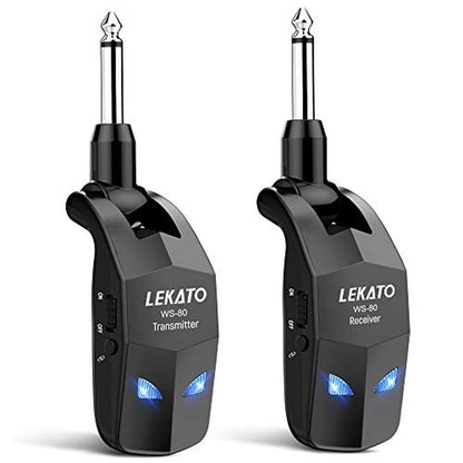 Guitar System: LEKATO Wireless 2.4GHz Audio Transmitter – Front View