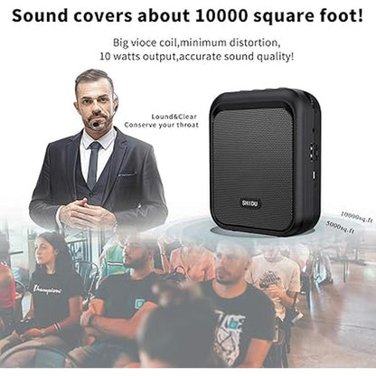 Shidu Voice Amplifier: Shidu Mini Portable Rechargeable – Close-up Detail