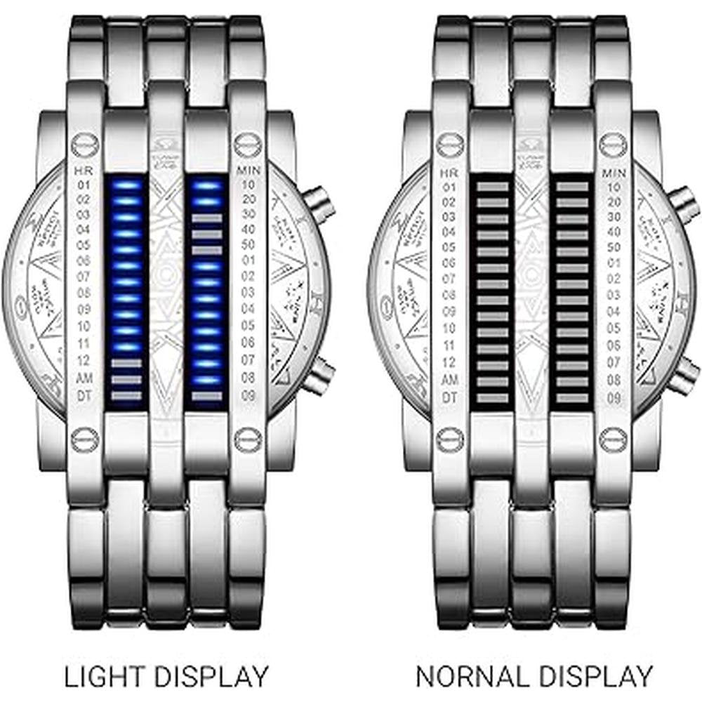 Binary Matrix: MASTOP  High-End Digital Watch – Side View