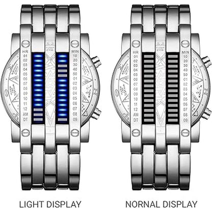 Binary Matrix: MASTOP  High-End Digital Watch – Side View