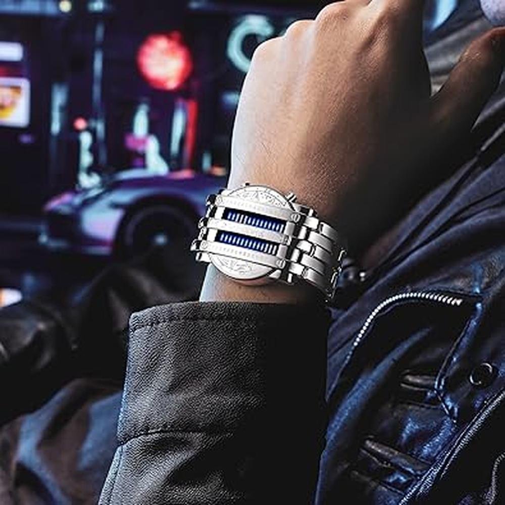 Binary Matrix: MASTOP  High-End Digital Watch – In Use