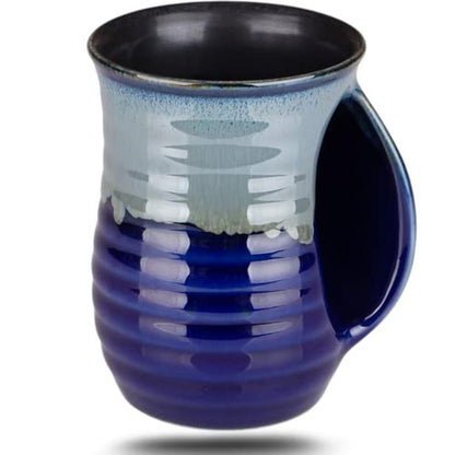 Oojdzoo Hand Warmer Mug: Premium Handmade Pottery – Front View