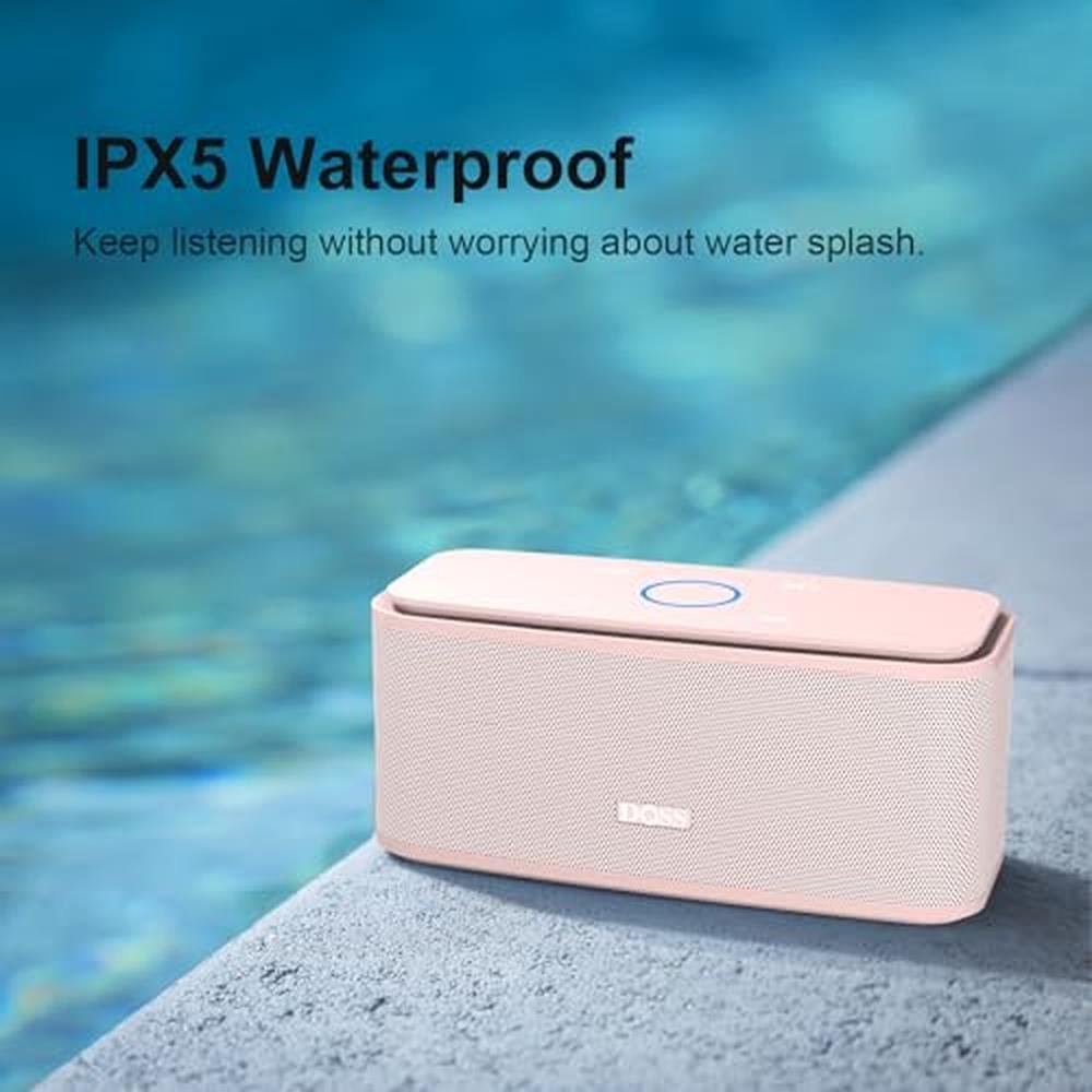 DOSS SoundBox Touch: Wireless Bluetooth Speaker with 12W HD – In Use