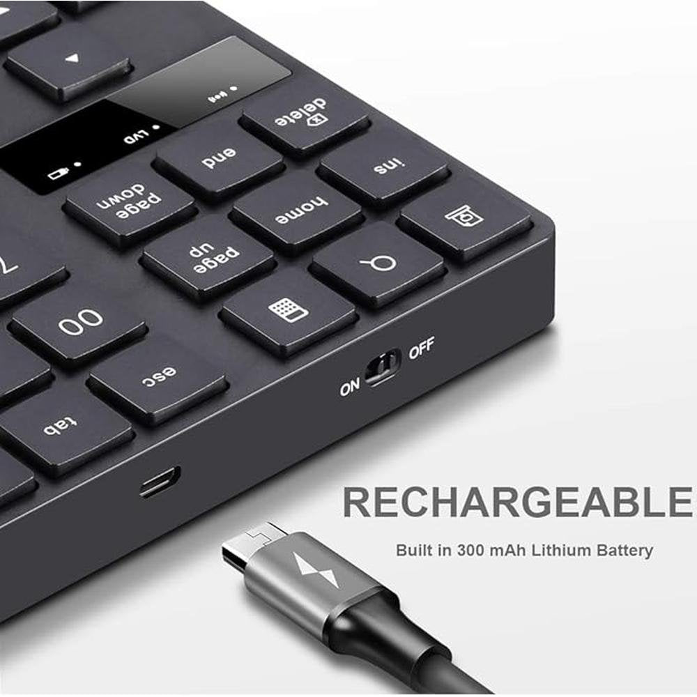 Numeric Keypad: 35 Keys Portable USB Wireless Numeric – Packaging