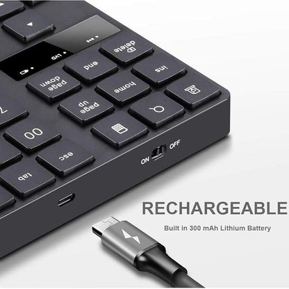 Numeric Keypad: 35 Keys Portable USB Wireless Numeric – Packaging