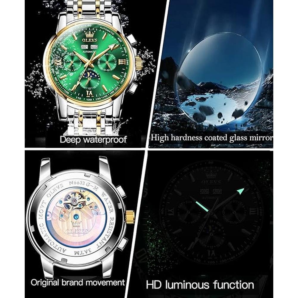 Men Watches: Olevs Automatic Self-Winding Watches for Men – In Use