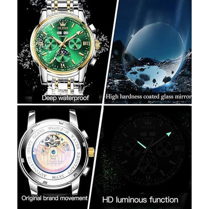 Men Watches: Olevs Automatic Self-Winding Watches for Men – In Use