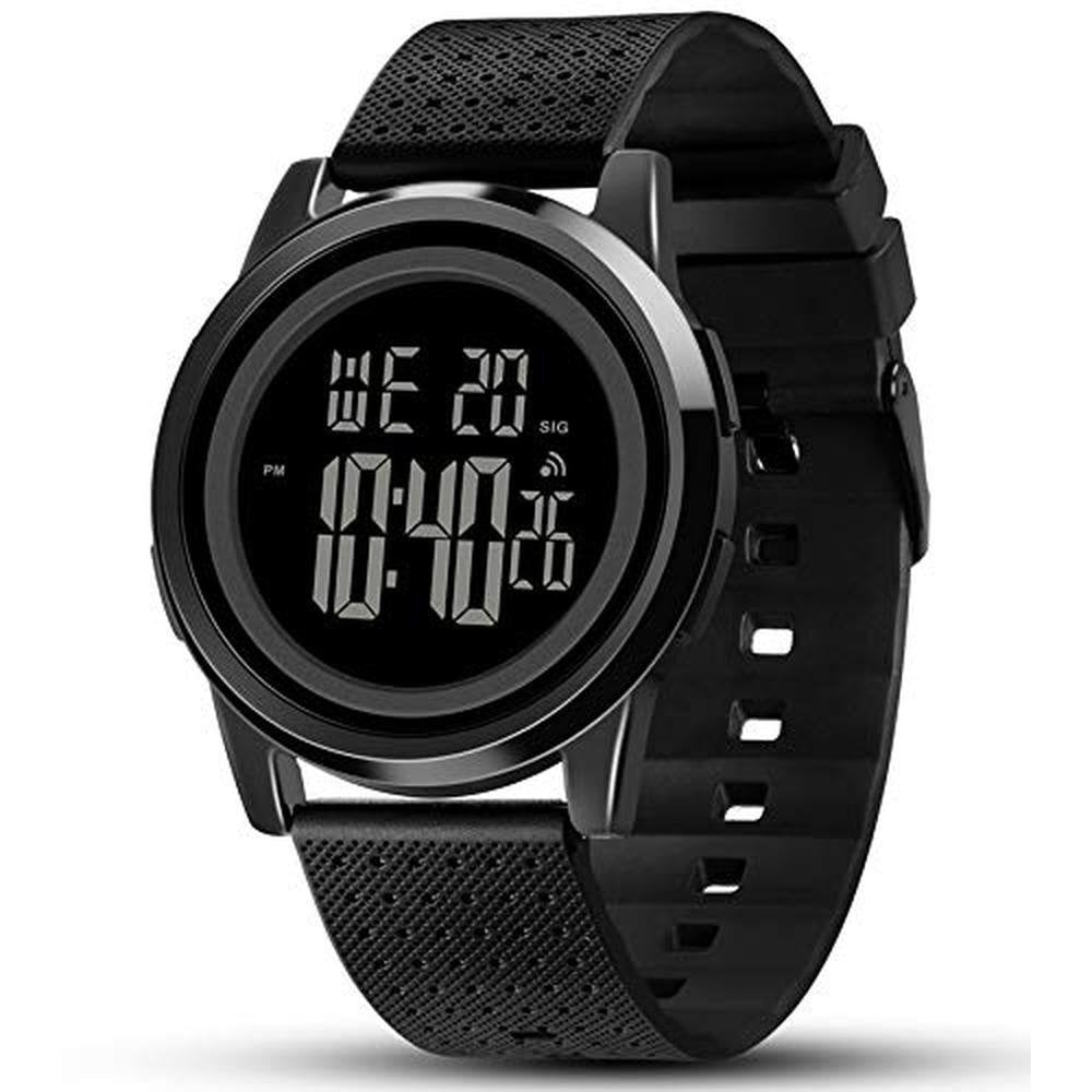 Watch Yuink: YUINK Mens Ultra Thin Digital Sports Watch – Front View