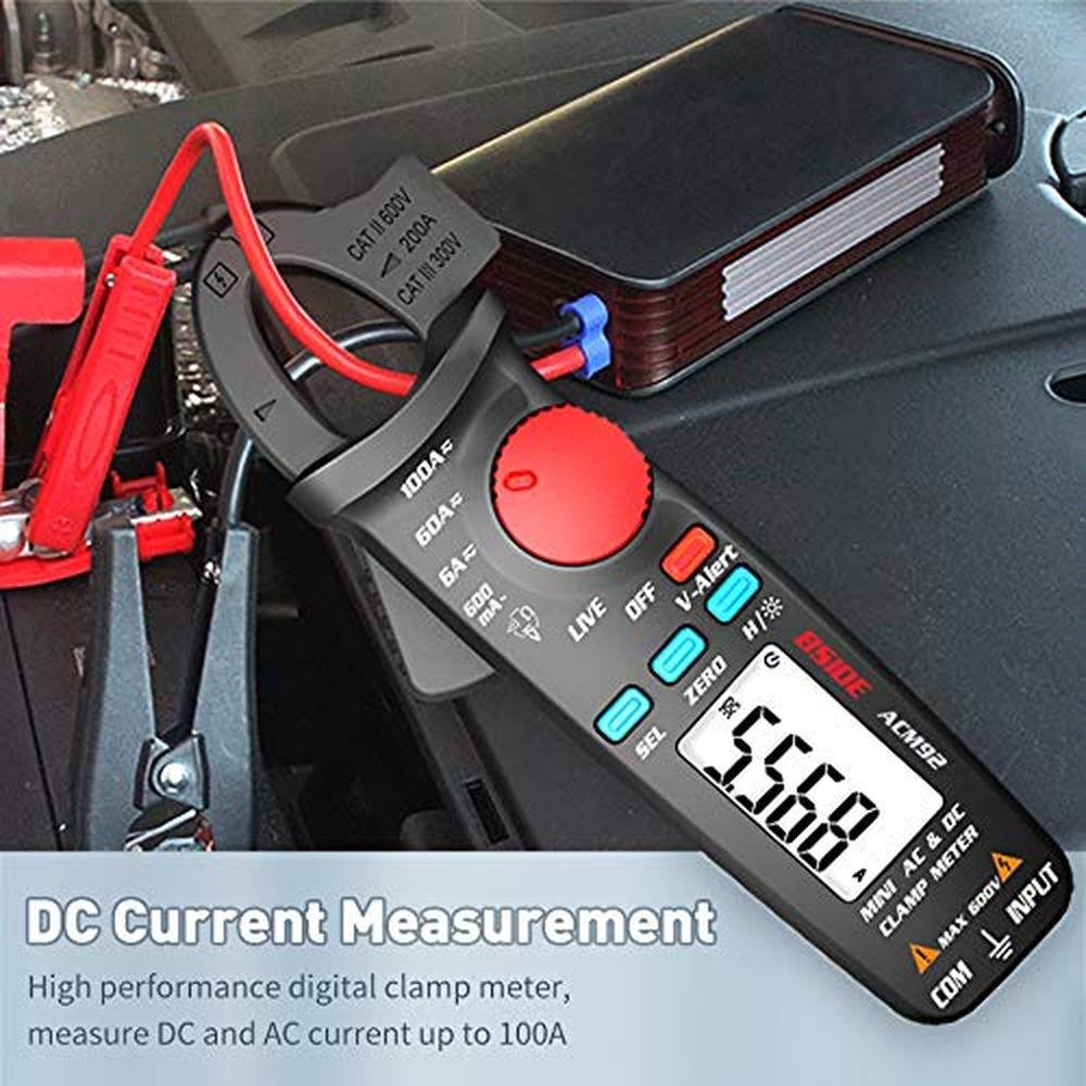 ACM92 Clamp Meter: BSIDE ACM92 Mini Auto-Range Digital – Close-up Detail