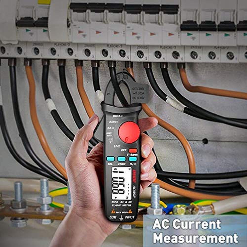 ACM92 Clamp Meter: BSIDE ACM92 Mini Auto-Range Digital – In Use